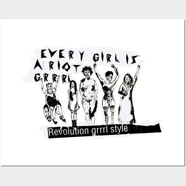 Riot Grrrl Wall Art by aLouro